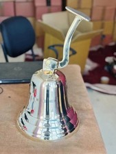 Grande campana barca nave nautica 11" ottone massiccio decorazione parete...