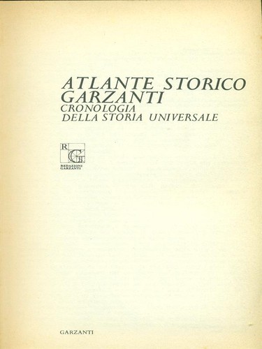 Atlante storico atlanti - atlanti, aa.vv