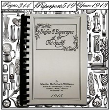 1913  Dishes And Beverages Of