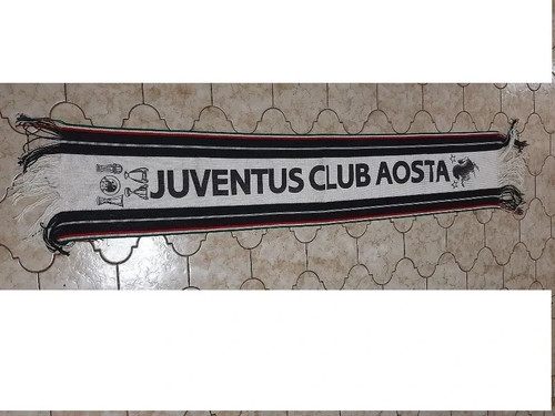 Juventus club aosta - juventus, sciarpa