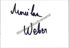 Original Autogramm Monika Weber Fechten /// Autogramm Autograph signiert signed 