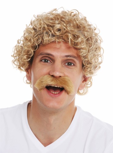 Wig parrucca con basette - wig, up