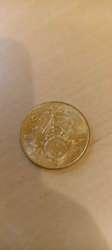 Moneta 200 lire del - moneta,