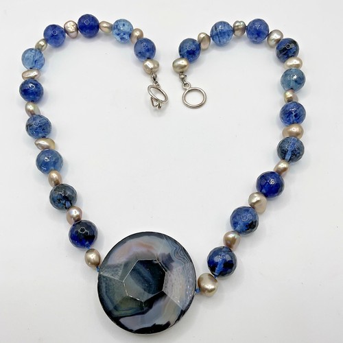 Collana vintage perle vetro - vintage,