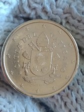 Moneta da 50 Cent 2018 Vaticano di NON facile reperimento. Tiratura: 2.147.169 p