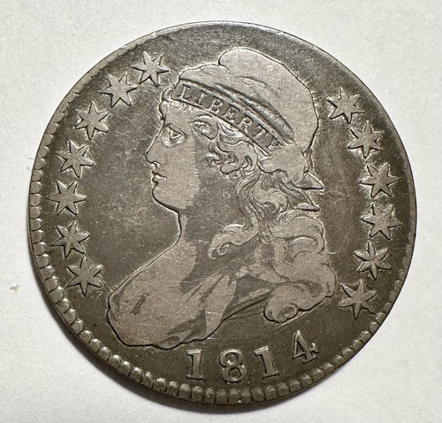 Mezzo dollaro 1814 - , con