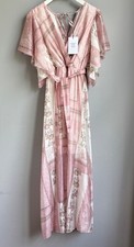 Abito Vestito Maxi Floreale Tg
