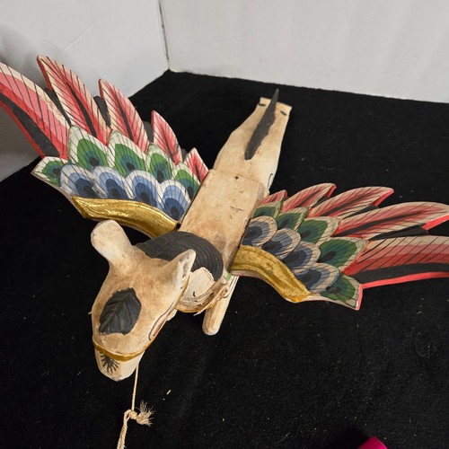 Vintage bali wood mobile - bali,