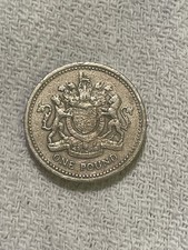 One Pound 1983 Rara