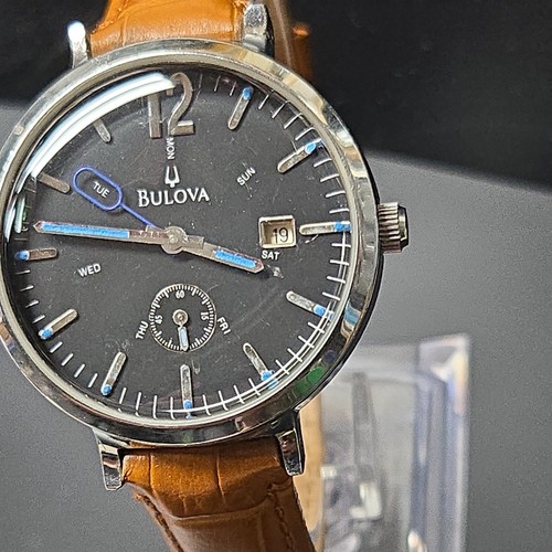 Bulova quartz day - bulova, with