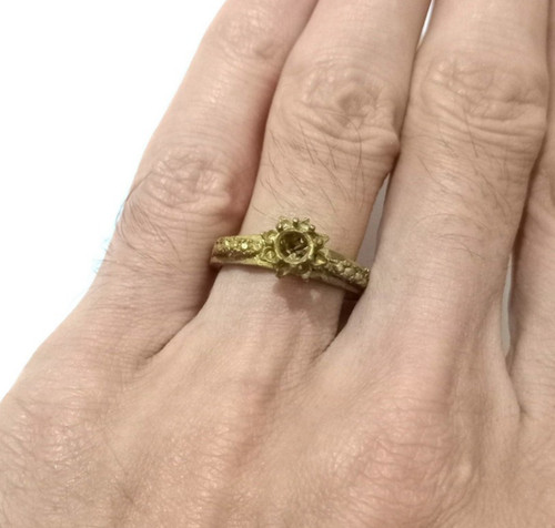 Anello vintage stile rame
