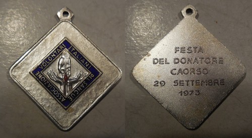Medaglia avis donatori - medaglia,