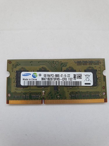 Samsung 1gb ddr3 sodimm 1rx8 - 1gb,