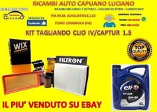 KIT TAGLIANDO RENAULT MEGANE SCENIC II (02-09) 1.5 DCI 5L ELF 5W40 + 4 FILTRI