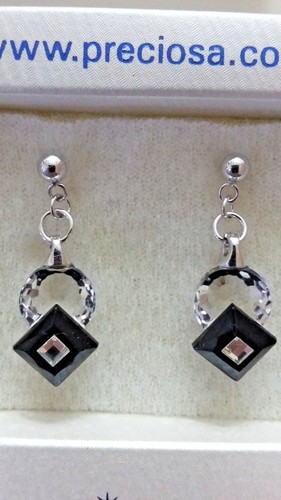 Orecchini argento cristallo - orecchini, e