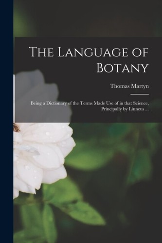 Martyn language of - language, botany