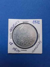 GERMANIA 1972 MONETA COMMEMORATIVA OLIMPIADI 10 MARCHI F ARGENTO DA COLLEZIONE