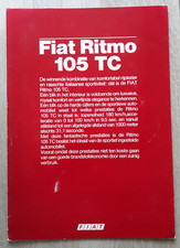 Fiat Ritmo 105 TC Brochure