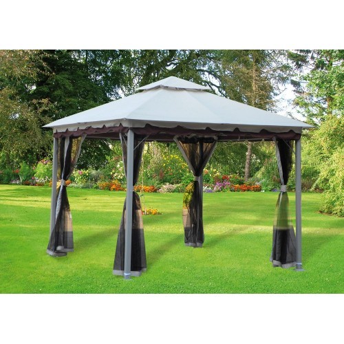 Gazebo acciaio 3x3 esterno - acciaio,