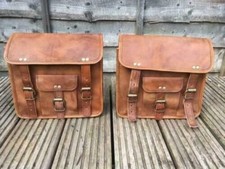 Borsa laterale in pelle per