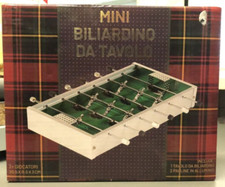 MINI BILIARDINO DA TAVOLO PER UFFICIO SCUOLA SCRIVANIA ALLUMINIO IDEA REGALO