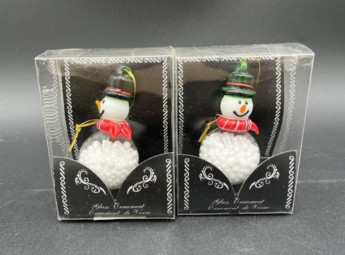 Lot mini snowman snow globe - snowman,