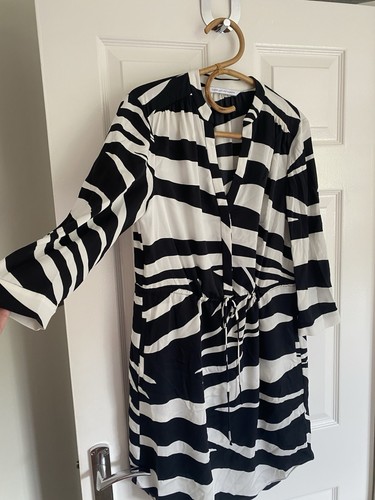 Abito tunica dvf freya - tunica, zebrato