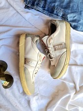 SNEAKERS PRADA SPORT AMERICA'S CUP SCARPE BIANCHE IN PELLE TAGLIA 39 SPED GRATIS