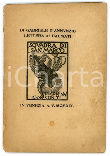 1919 gabriele annunzio - 1919, d'annunzio