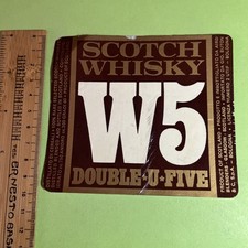 SCOTCH WHISKY W5 DOUBLE U FIVE