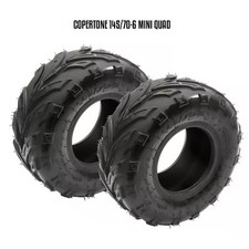 KIT X2 PNEUMATICO COPERTONE PER MINI QUAD 145/70-6 Quad UV978 TUBELESS