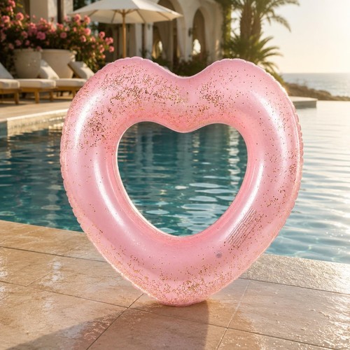 Ciambella piscina glitterata - ciambella,