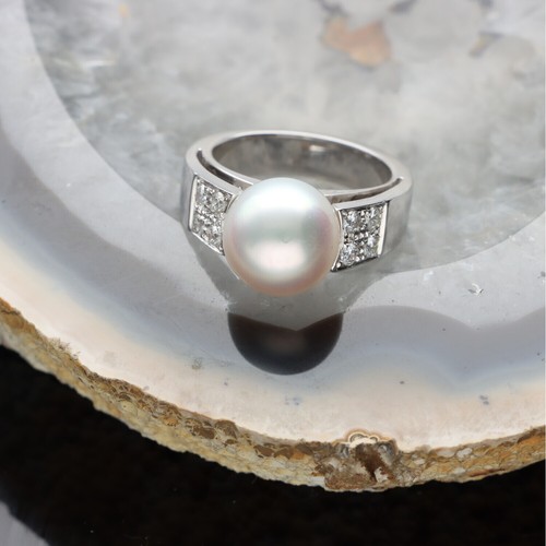 Chimento anello oro bianco - anello, in