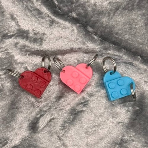 Lego love heart couples - heart,