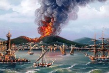 Antico Acquarello Dipinto anni