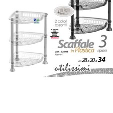 CARRELLO SCAFFALE PLASTICA