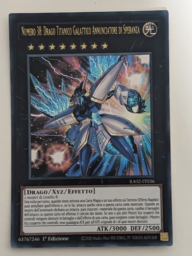 Numero 38 drago - yu-gi-oh!,