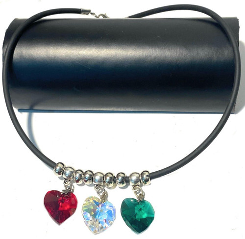 Collana caucciu donna - collana,