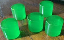 Cilindri verdi traslucidi