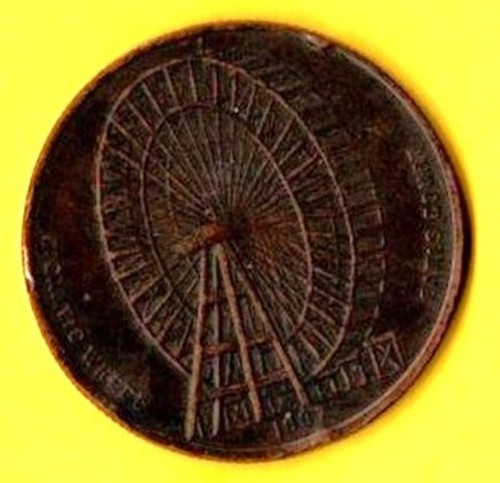 Gettone 1897 gigantic - gigantic, wheel