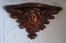 Antico angelo putto legno - putto, in