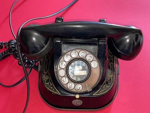 Antico telefono ftr belga - antico,