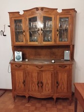 Sala da pranzo vintage in legno, anni 20. 