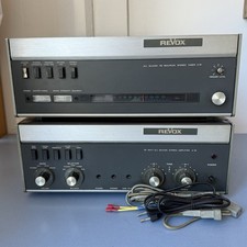 Revox A76 Tuner + Revox A78 Amplificatore Stereo Revisionati Hi-Fi Vintage