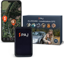PAJ ALLROUND Finder Tracker 4G, Localizzatore GPS per Auto, Moto, Veicoli, Bambi