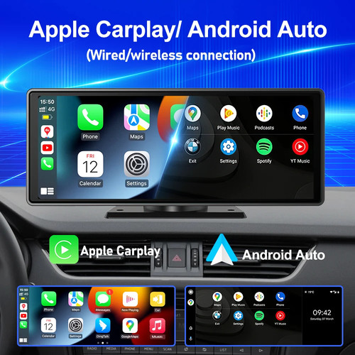 Dash cam autoradio 4k - cam, 10.26"