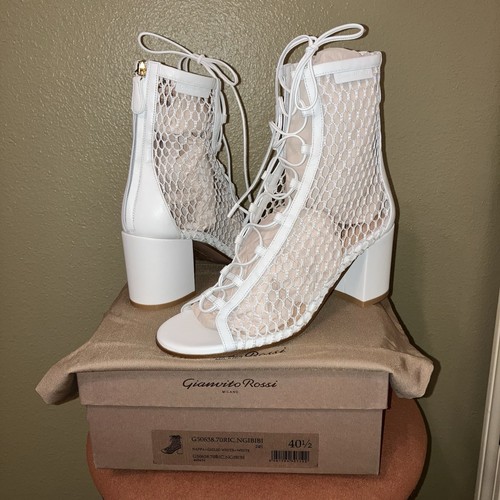 Gianvito rossi sandali bianchi - rossi,