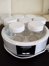 Yogurtiera LaGrange 439101 argento con 7 vasetti in vetro e display elettronico