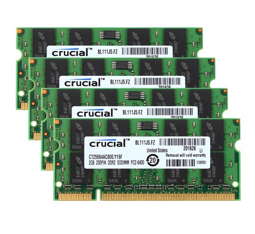 Crucial gb ddr2 800 - 2,