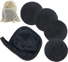 LAC Dischetti Struccanti Riutilizzabili 4 Pads 1 Panno Struccante Microfibra E U